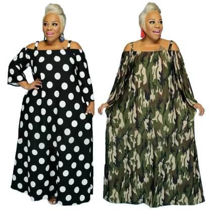 Sexy Loose Plus Size Maxi Dresses - Image 2