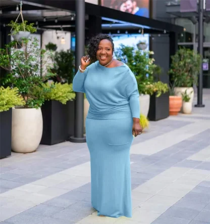 Loose Fit Plus Size Maxi Dresses - Image 4
