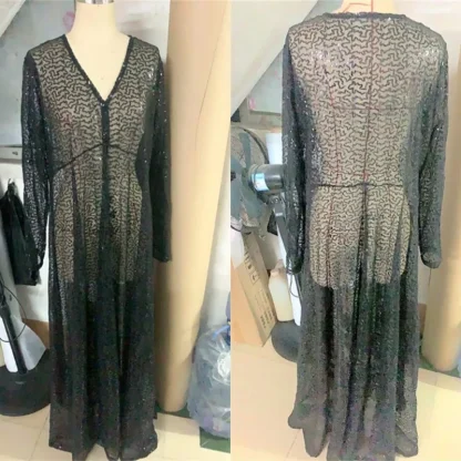 Sexy Mesh Plus Size Maxi Dresses - Image 3