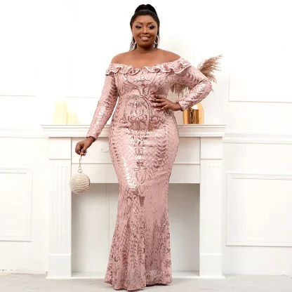 Printed Plus Size Maxi Dresses - Image 3