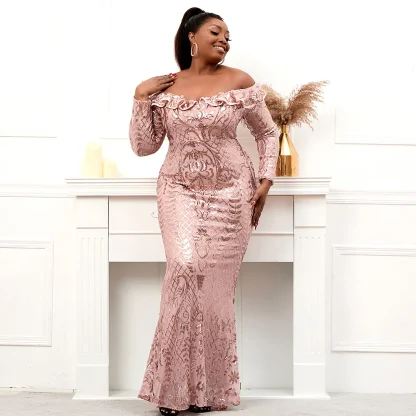 Printed Plus Size Maxi Dresses - Image 4