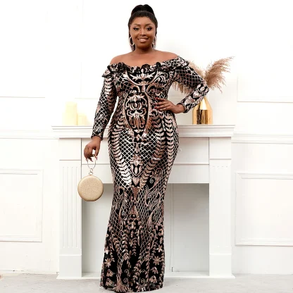 Printed Plus Size Maxi Dresses
