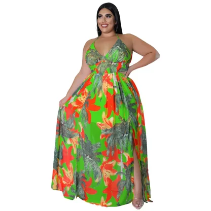Sexy Backless Plus Size Maxi Dresses - Image 3