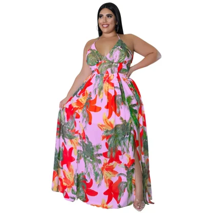 Sexy Backless Plus Size Maxi Dresses - Image 4