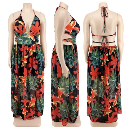 Sexy Backless Plus Size Maxi Dresses - Image 6