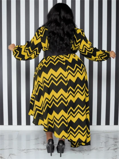 Slanted Hem Plus Size Maxi Dresses - Image 2