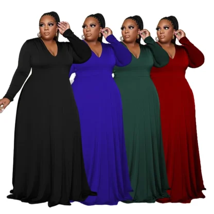 Evening Affair Plus Size Maxi Dress - Image 2
