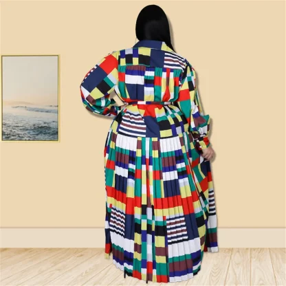 Chic Belted Plus Size Maxi Dress - Image 2