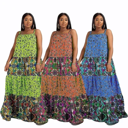 Floral Fantasy Plus Size Maxi Dress - Image 3