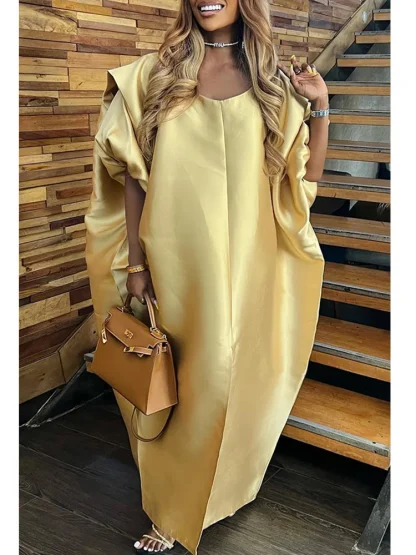 Casual Loose Plus Size Maxi Dress