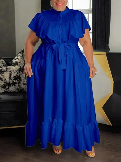 Formal Evening Plus Size Maxi Dress - Image 2