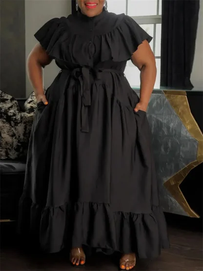 Formal Evening Plus Size Maxi Dress
