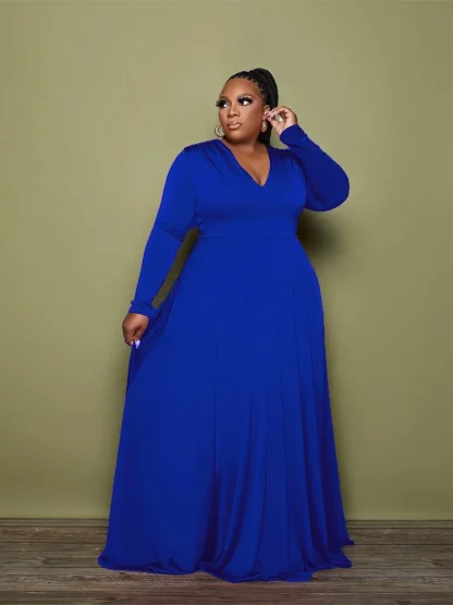 Evening Affair Plus Size Maxi Dress - Image 3