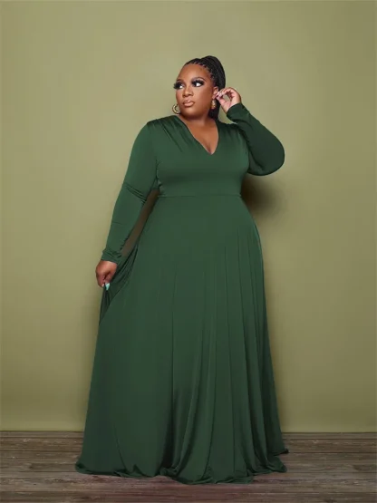 Evening Affair Plus Size Maxi Dress - Image 4