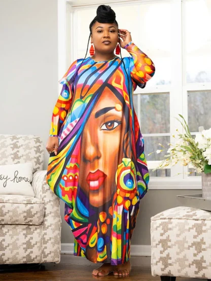 Cozy Pocketed Plus Size Maxi Dress - Image 3
