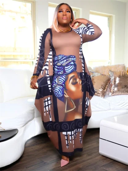Cozy Pocketed Plus Size Maxi Dress